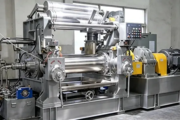 Mixing Workshop - 5 rubber mixing machines for uniform raw material compounding
