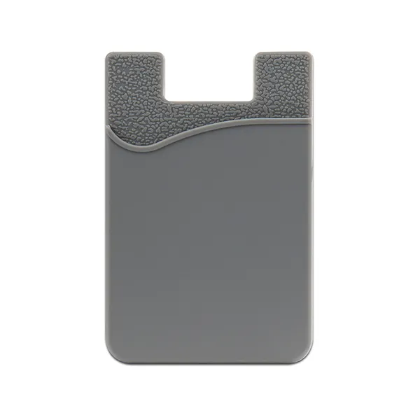 Silicone cell phone wallet