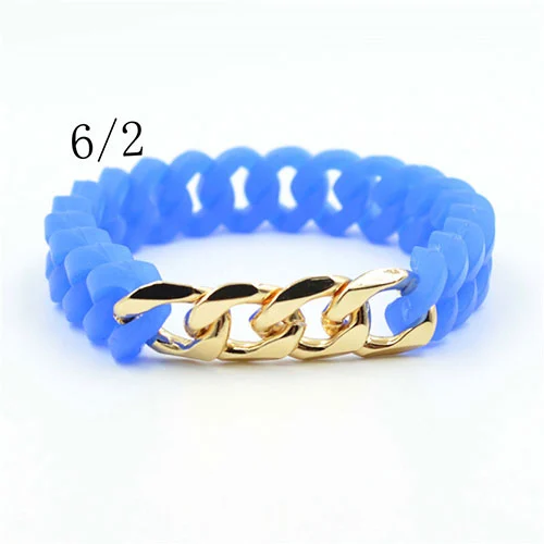 Rainbow Twist Silicone Bracelet