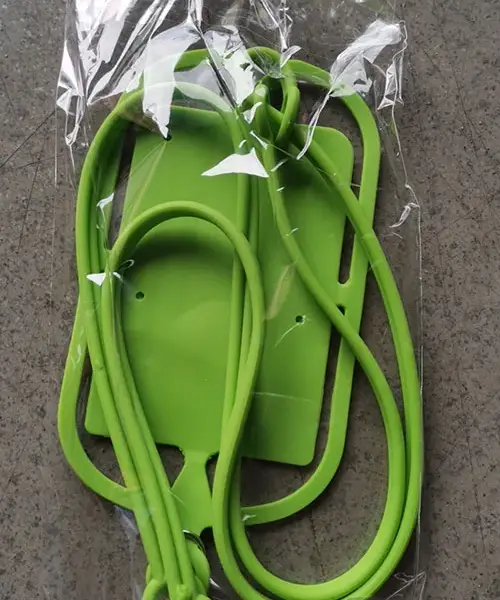 Silicone Phone Lanyard Card Holder