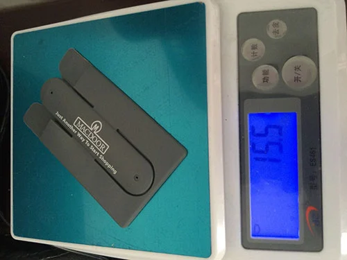 Silicone Phone Wallet With Stand - packaging presentation