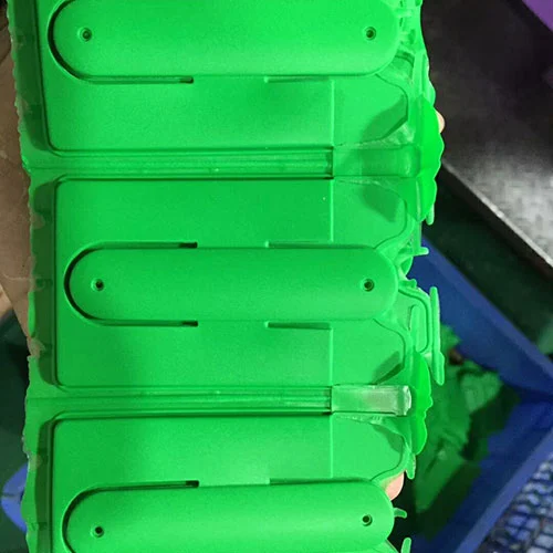 Silicone Phone Wallet With Stand - hand holding with finger loop