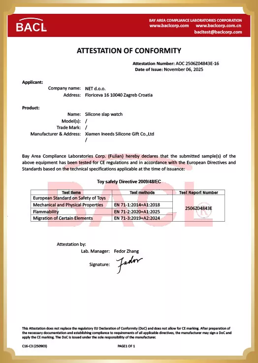 BACL certification