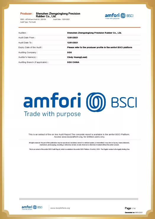 BSCI social compliance certification