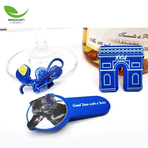 Silicone drink markers