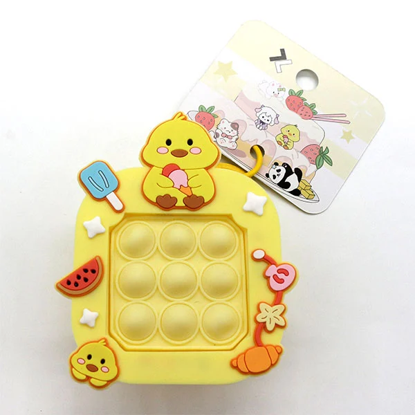 Cartoon Animal Pop Toy Keychain Custom