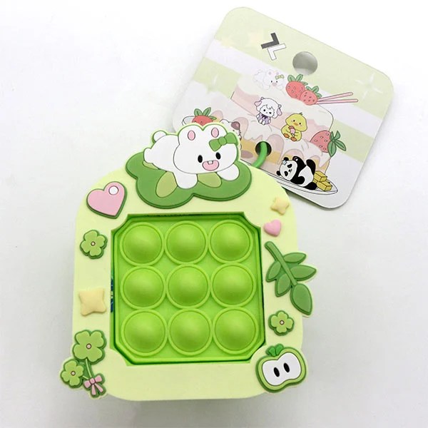 Cartoon Animal Pop Toy Keychain Custom