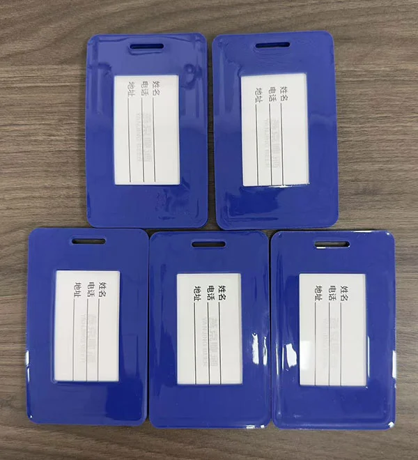 Printed Silicone Luggage Tags Factory