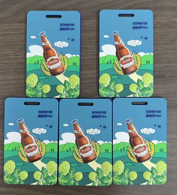 Printed Silicone Luggage Tags Factory