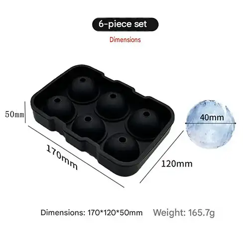 Silicone Ice Ball Molds 