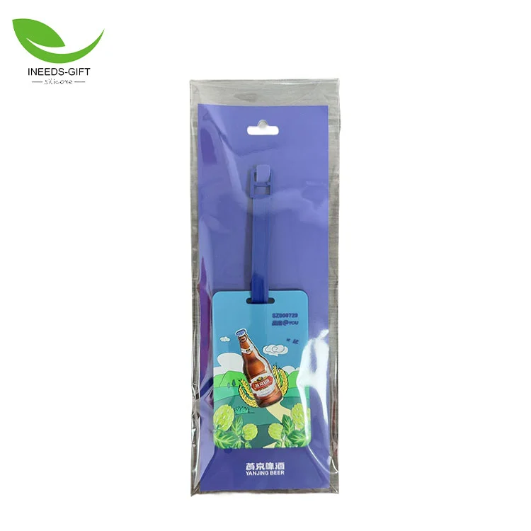 Printed Silicone Luggage Tags