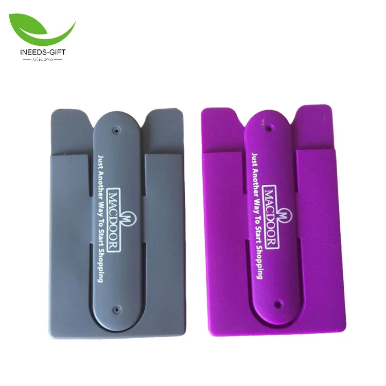 Silicone Phone Wallet with Stand